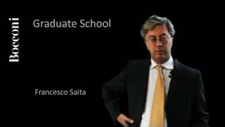 Bocconi Master of Science  Francesco Saita [upl. by Kaule]