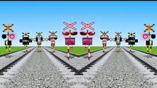 rail road rail crossing railway line viral video 踏切アニメ 踏切 🚥🚦🚂 [upl. by Adolf]