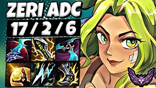 Zeri vs Ezreal ADC  TripleKill  Patch 1419 Korea Master ✅ [upl. by Gussi]