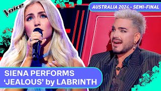 Siena sings Jealous by Labrinth  SemiFinal  The Voice Australia 2024 [upl. by Yelad]