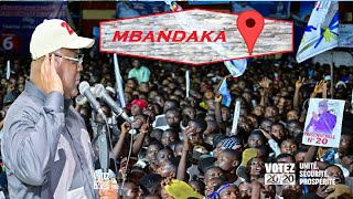 EN DIRECT DE MBANDAKA  LA POPULATION S EXPRIME AVANT L ARRIVEE DE FELIX TSHISEKEDI CANDIDAT № 20 [upl. by Till]