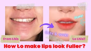 How to Make Lips look FULLER Type of lips Lip Contouring Application method  EFFECTIVE MAKEUP [upl. by Nilreb394]