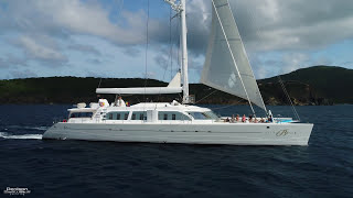 NECKER BELLE 105 Catamaran Yacht Walkthrough [upl. by Ozzie675]