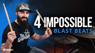 4 Impossible Blast Beats  El Estepario Siberiano [upl. by Imit]