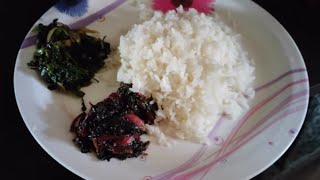 red spinach and water spinach recipe [upl. by Ciaphus256]