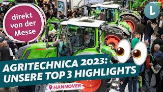 Agritechnica 2023 Unsere drei Highlights auf der Messe  WDR Lokalzeit LandSchafft [upl. by Ellan]