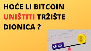 HOĆE LI BITCOIN UNIŠTITI TRŽIŠTE DIONICA [upl. by Ecirpac166]