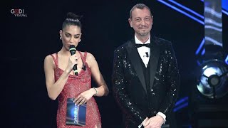 Sanremo 2021 lesibizione di Elodie conquista tutti I social quotÈ lei la vincitrice del Festivalquot [upl. by Washko]