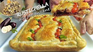 Rustichella alle Melanzane 🍆 Torta rustica facile e veloce [upl. by Ikir231]