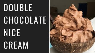 Double Chocolate Nice Cream Vegan Low Fat [upl. by Giliana841]