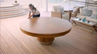 Expandable Round Dining Table [upl. by Nellek]