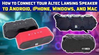 How To Pair Altec Lansing Speaker Android iOS Windows [upl. by Lias]