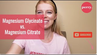 Magnesium Glycinate vs Magnesium Citrate  What Is Best During Perimenopause [upl. by Akirrehs253]