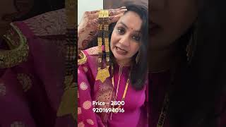 24k gold plated mangalsutra design look like real gold fashion jewellery jewellers goldjewellery [upl. by Tterej631]