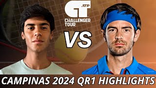 Rodrigo Pacheco Mendez vs Gastão Elias  Campinas 2024 QR1  Highlights [upl. by Gnilrets123]