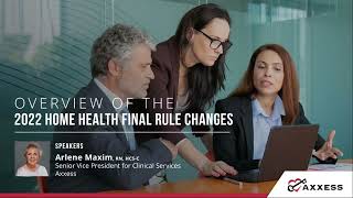 Axxess  Overview of the 2022 Home Health Final Rule Changes [upl. by Yarak]