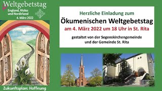 Weltgebetstag 2022 aus der Katholischen Kirche St Rita Berlin Reinickendorf [upl. by Ultun]