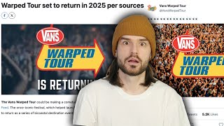 Warped Tour Is Coming Back In 2025 [upl. by Eirroc]