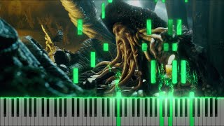 Pirates of the Caribbean  Davy Jones Hans Zimmer  Piano Cover [upl. by Assirod]