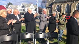 POWMIA plaque flag dedication unveiling Silva Funeral Home [upl. by Centeno]