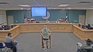 Angry citizen disrupts Aransas Pass city council meeting [upl. by Torray]