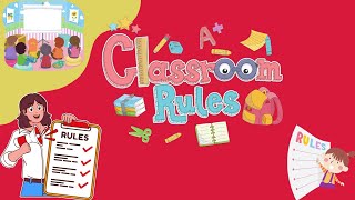 Classroom rules for kids  educational video [upl. by Swann866]