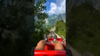 Ascending to new heights on the Gelmerbahn🎢🇨🇭📍Gelmerbahn Switzerland 🇨🇭 nature [upl. by Laikeze]