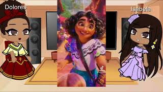 👂🏽Dolores👂🏽 and 🌺Isabela🌷 from ￼Encanto react to 🦋Mirabel🦋 [upl. by Buskus808]