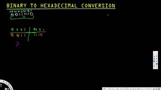 Converting Binary to Hexadecimal  Digital Logic Design 1 [upl. by Grosberg528]