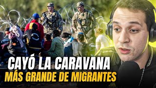 🛑 CRISIS MIGRATORIA ¡LA CARAVANA MÁS GRANDE FRENADA POR LA POLICIA MEXICANA 🇲🇽 🌎 [upl. by Lehcor]