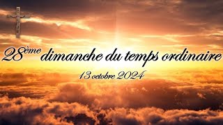 Homélie du 28ème dimanche du temps ordinaire – Année B Père Rigobert KYUNGU SJ [upl. by Acey]