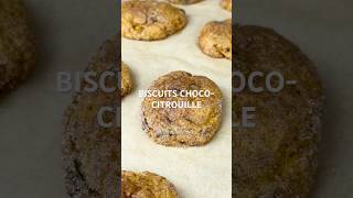 BISCUITS CHOCOCITROUILLE biscuit halloween dessert [upl. by Patrizius513]