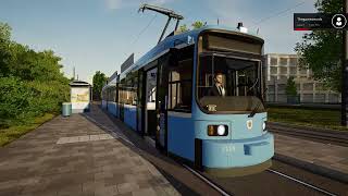 TramSim Vienna PS5 test viral  ep1  Munich [upl. by Aneelad]