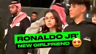 Cristiano RONALDO JR NEW GIRLFRIEND  Who is SHE [upl. by Sokairyk]