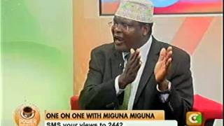 Power Breakfast ­Interview Miguna Miguna Pt2 [upl. by Shaum715]