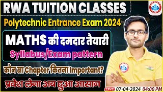 Polytechnic Entrance Exam 2024  Polytechnic Maths Syllabus amp Exam Pattern Details By Aakash Sir [upl. by Bergerac852]