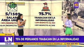 Empleo en Perú ¿Cuántas personas trabajan en la informalidad [upl. by Padegs]