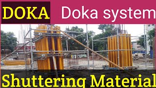 DOKA  SHUTTERING MATERIAL  DOKA SYSTEM  DOKA SYSTEM  DOKA FLEX 3D TEC [upl. by Haldi]