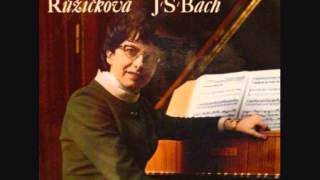 JSBach Partita No3 in A minor BWV 827 Růžičková [upl. by Codel]