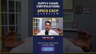 APICS CSCP OVERVIEW SupplyChain Certification CareerGrowth supplychaincoach apics ascm cscp [upl. by Etteyniv954]