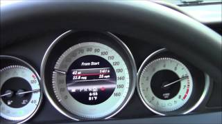 2013 MercedesBenz C300 4MATIC acceleration 060 mph [upl. by Xavler]