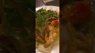 Peanut salad chicken lettuce food fresh appetiser tastyappetizer streetfood yummy how fyp [upl. by Conners848]