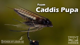 Foam Caddis Pupa  Flugbindning  Svenskaflugorse [upl. by Clement]