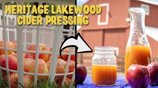 Heritage Lakewood Cider Pressing [upl. by Anytsirk435]