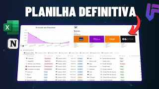 Planilha de Controle Financeiro Empresarial Completa Notion e Excel Atualizada 2024 [upl. by Darla694]