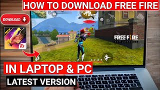 How To Download Free Fire In Laptop  Free Fire Download Pc  Laptop Me FF Kaise Download Kare🔥 [upl. by Nanis]