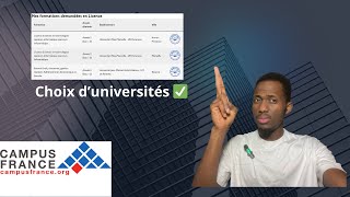 Choisir Tes Formations sur Campus France et soumettre ton dossier 🇫🇷  Le Guide Ultime [upl. by Haeckel]