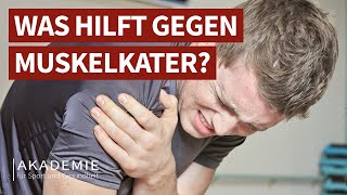 Was hilft gegen Muskelkater  Die besten Tipps gegen Muskelkater 💪🦵🏋️‍♂️ ASG erklärts [upl. by Cristoforo84]