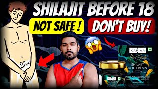 DONT Use Kapiva Shilajit Before 18 😰 Not Safe ‼️ Who Can Use Shilajit [upl. by Alleyn287]