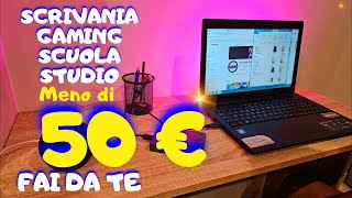 Scrivania Fai Da Te  Economica in legno PER PC [upl. by Ainyt794]